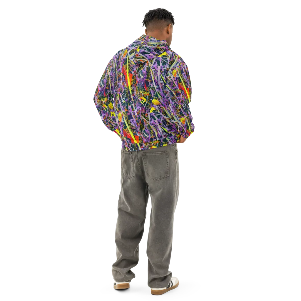 Sonic Shards on Cotton Hoodie — Back