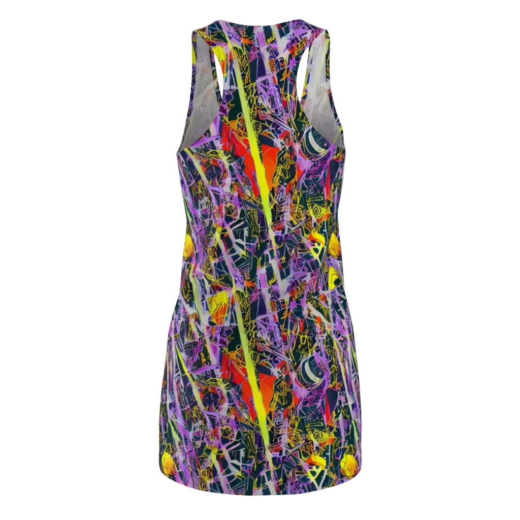 Sonic Shards on Racerback Dress — Back