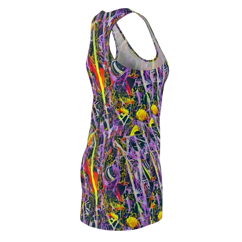 Sonic Shards on Racerback Dress — Back Side