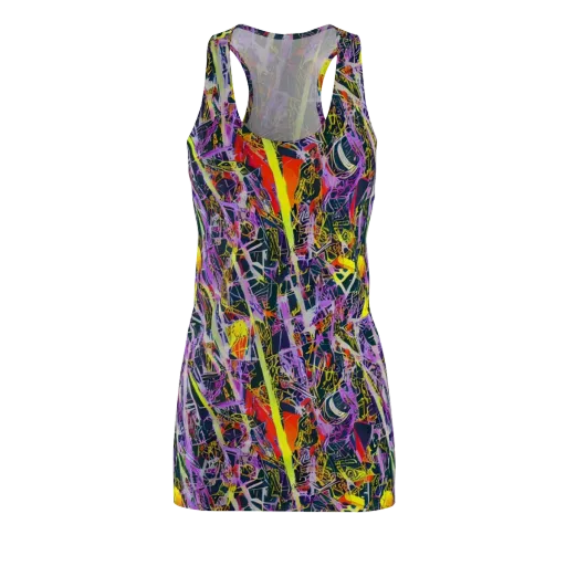 Sonic Shards on a Racerback Dress
