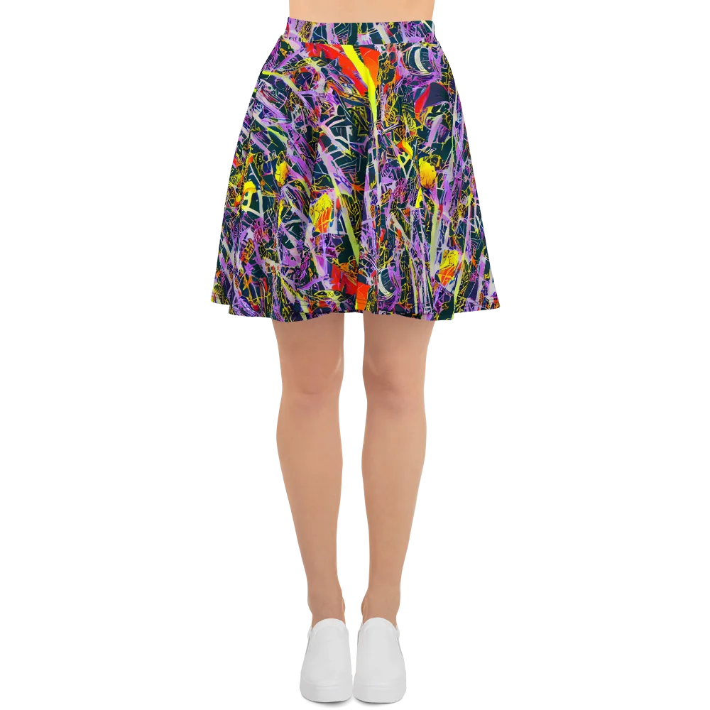 Sonic Shards on Skater Skirt — Front
