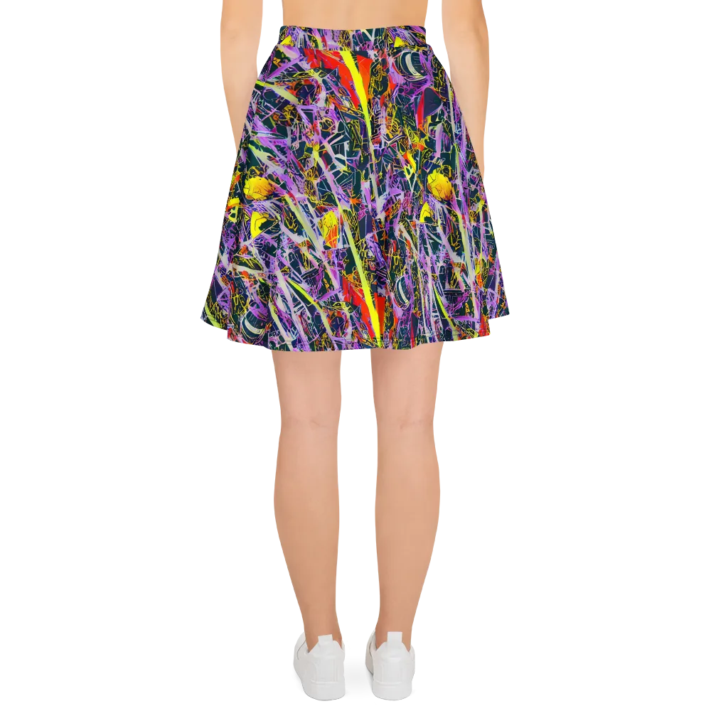 Sonic Shards on Skater Skirt — Back