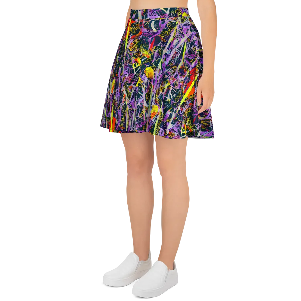 Sonic Shards on Skater Skirt — Left