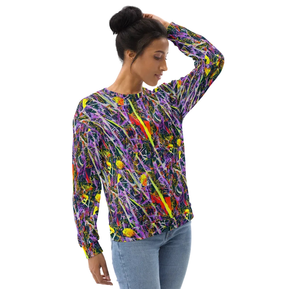 Sonic Shards on Sweatshirt — Right Front