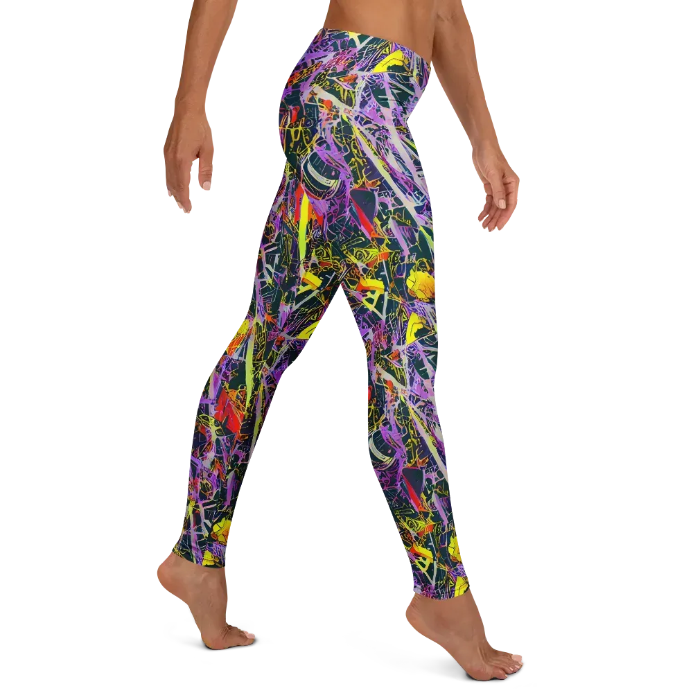 Sonic Shards on Leggings — Right