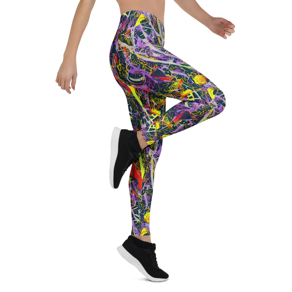 Sonic Shards on Leggings — Right