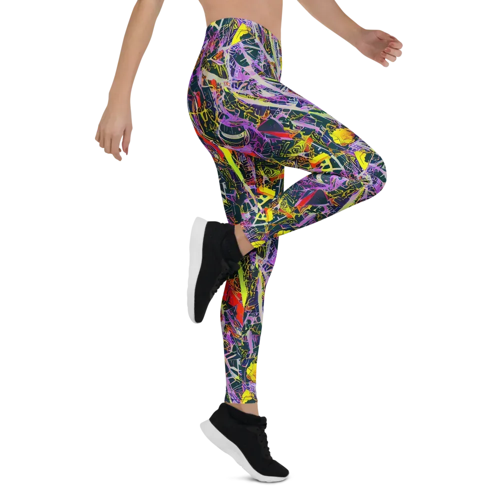 Sonic Shards on Leggings — Right