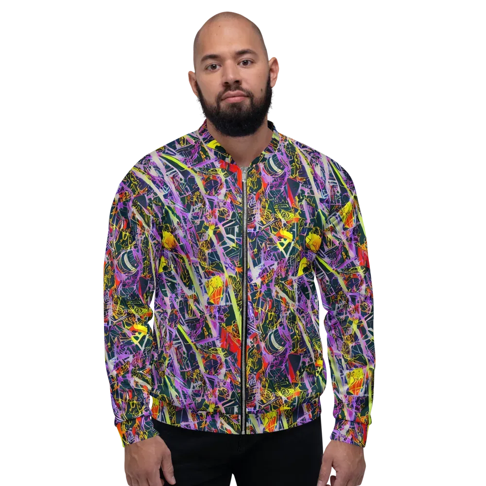Sonic Shards on Bomber Jacket — Front