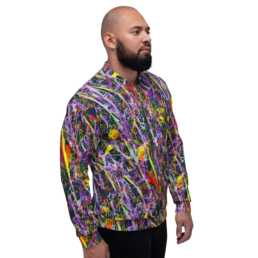 Sonic Shards on Bomber Jacket — Right