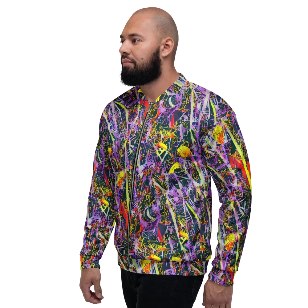 Sonic Shards on Bomber Jacket — Left