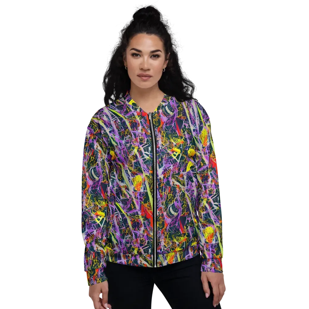 Sonic Shards on Bomber Jacket — Front