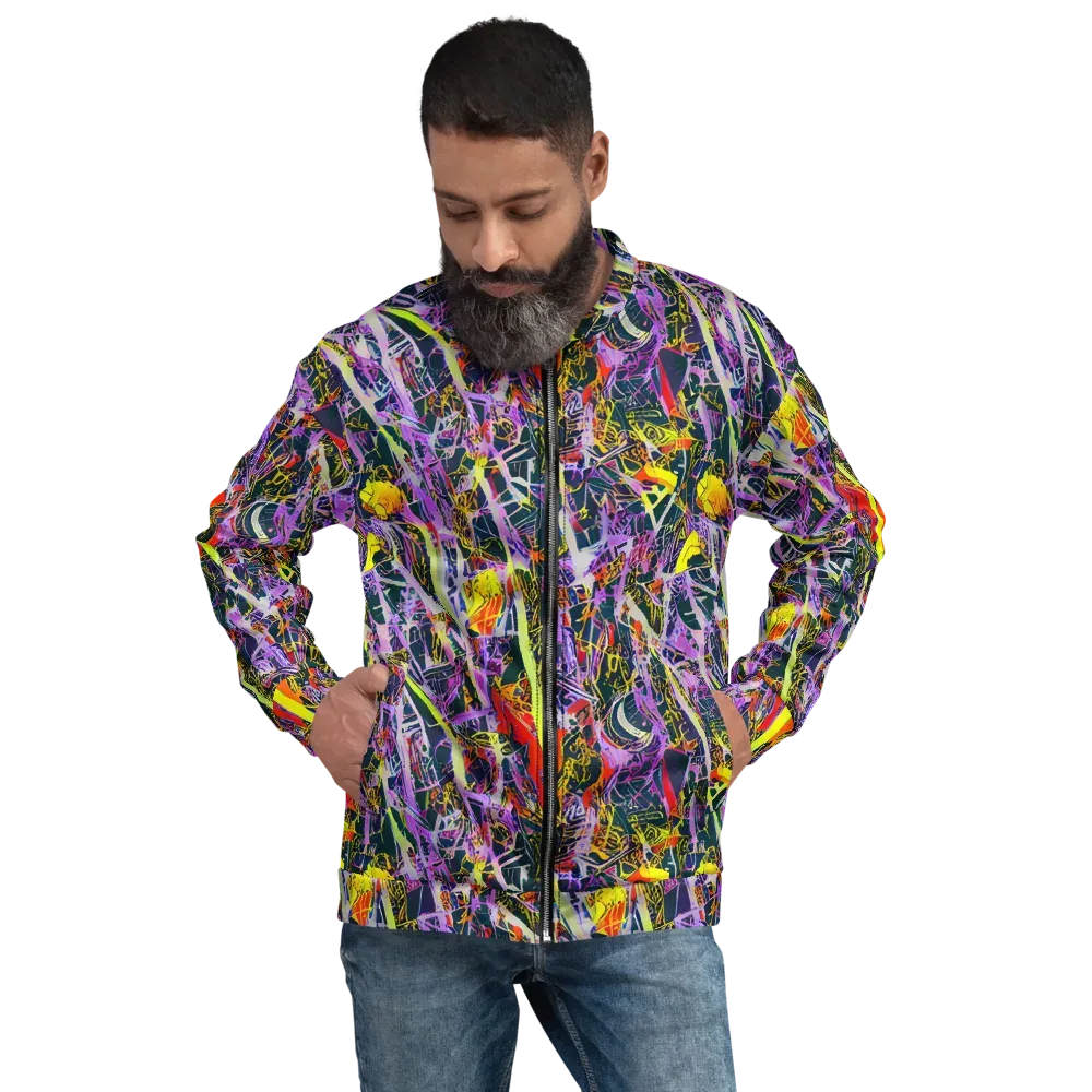 Sonic Shards on Bomber Jacket — Front
