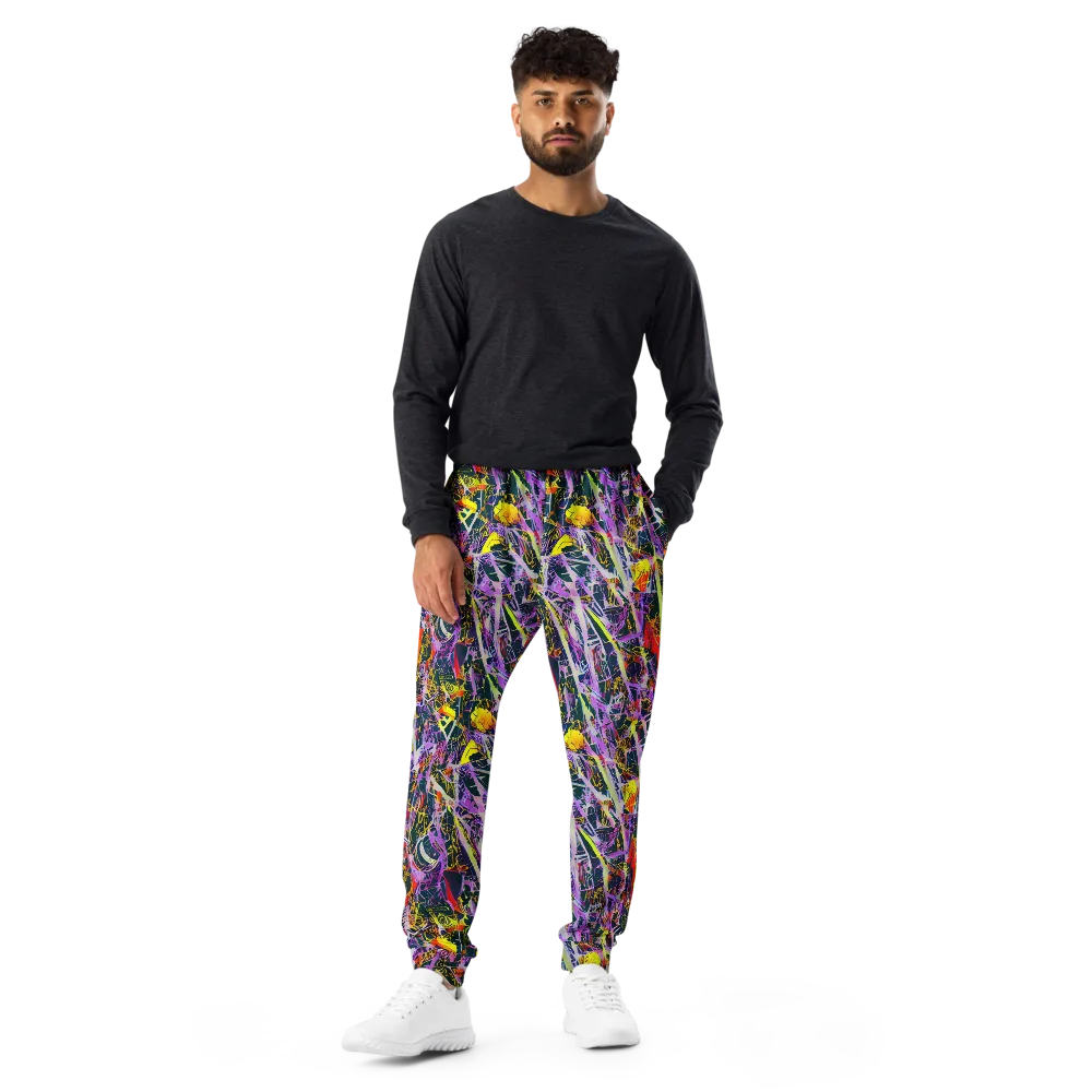 Sonic Shards on Men's Joggers — Front
