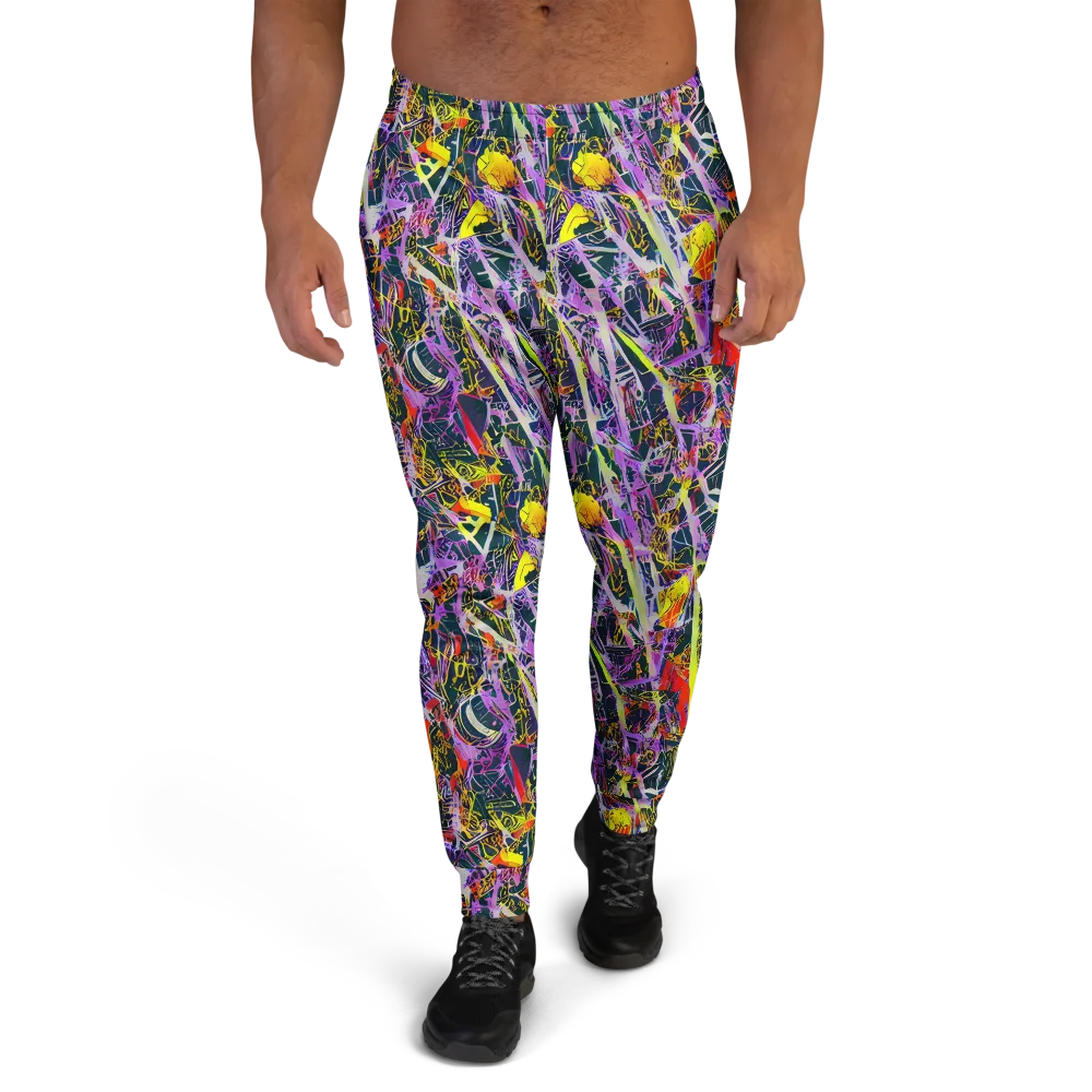 Sonic Shards on Men's Joggers — Front