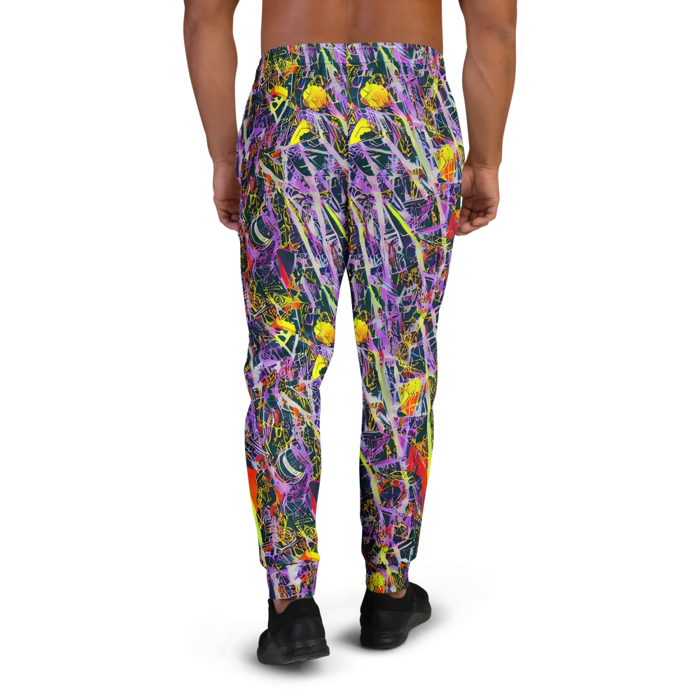 Sonic Shards on Men's Joggers — Back