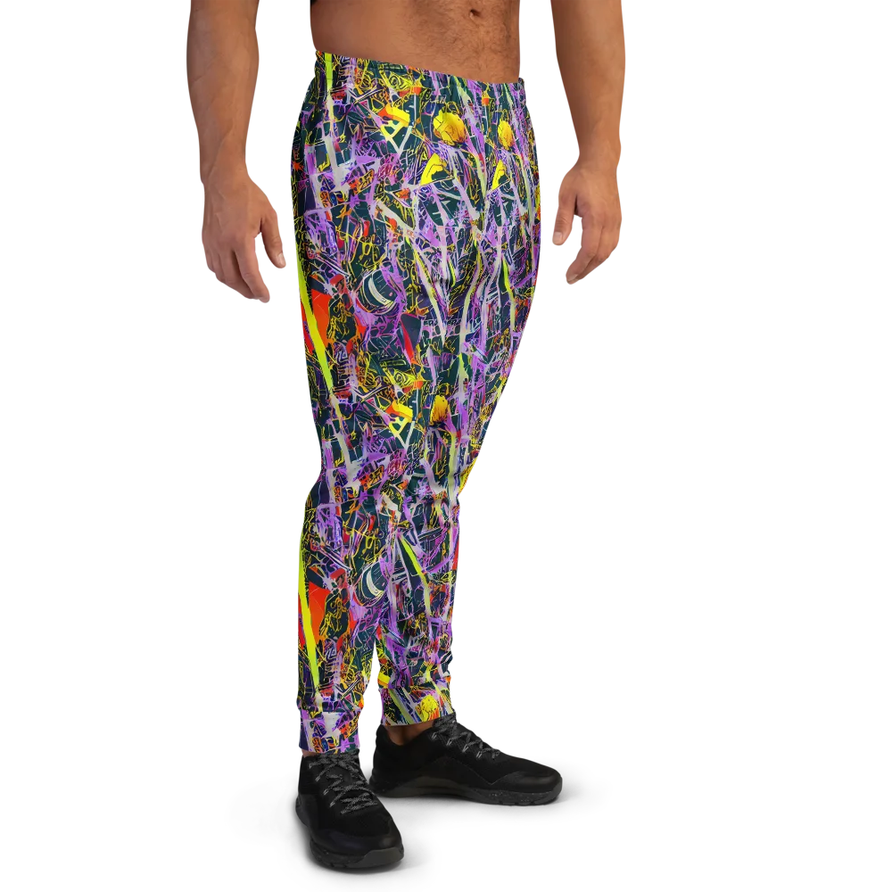 Sonic Shards on Men's Joggers — Right