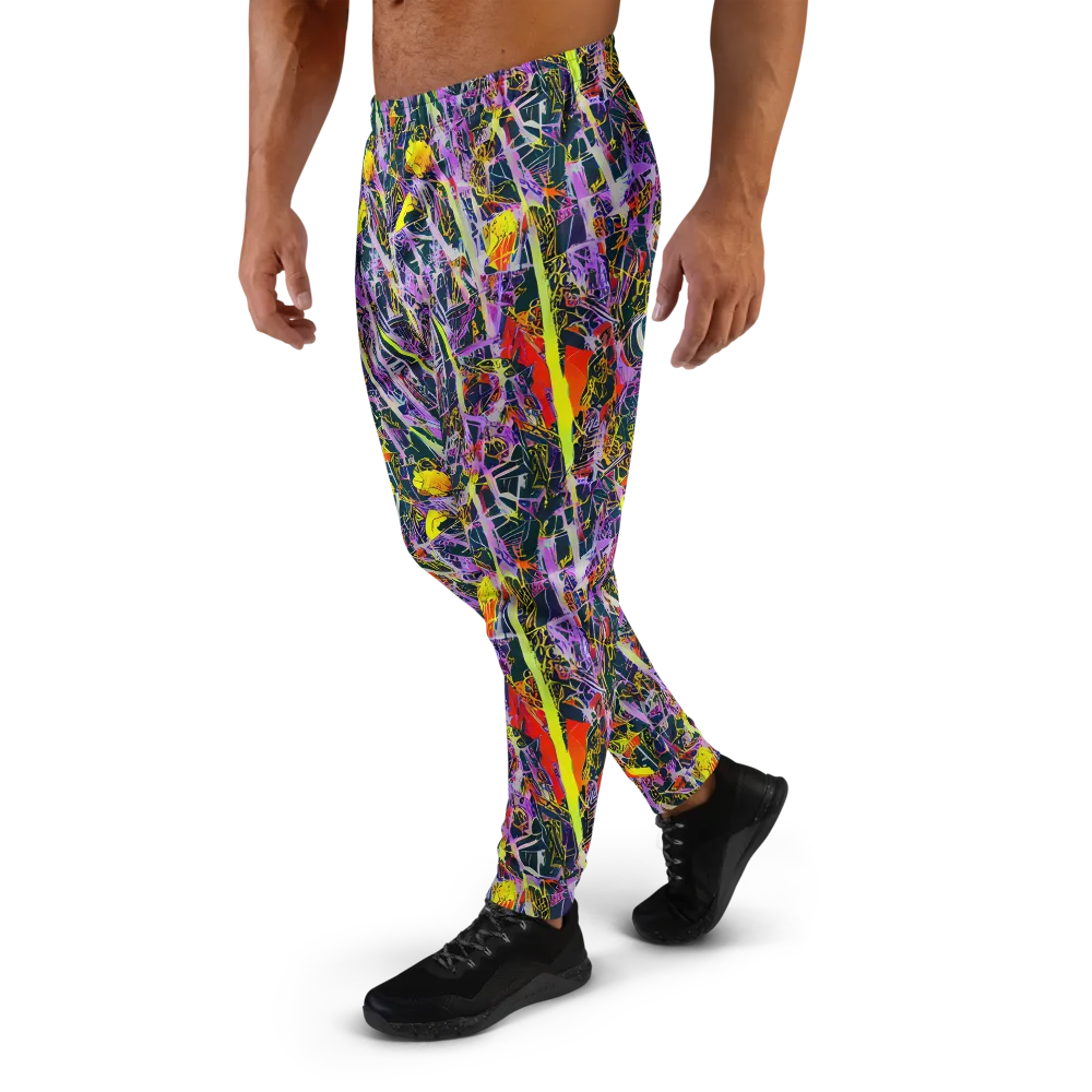 Sonic Shards on Men's Joggers — Left