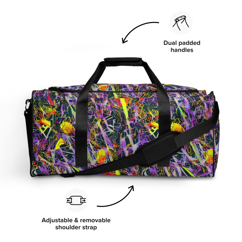 Sonic Shards on Duffle Bag — Front