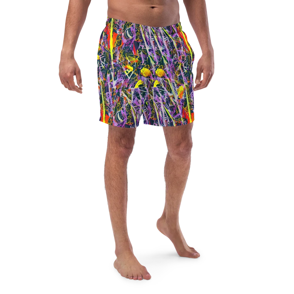 Sonic Shards on Swim Trunks — Front