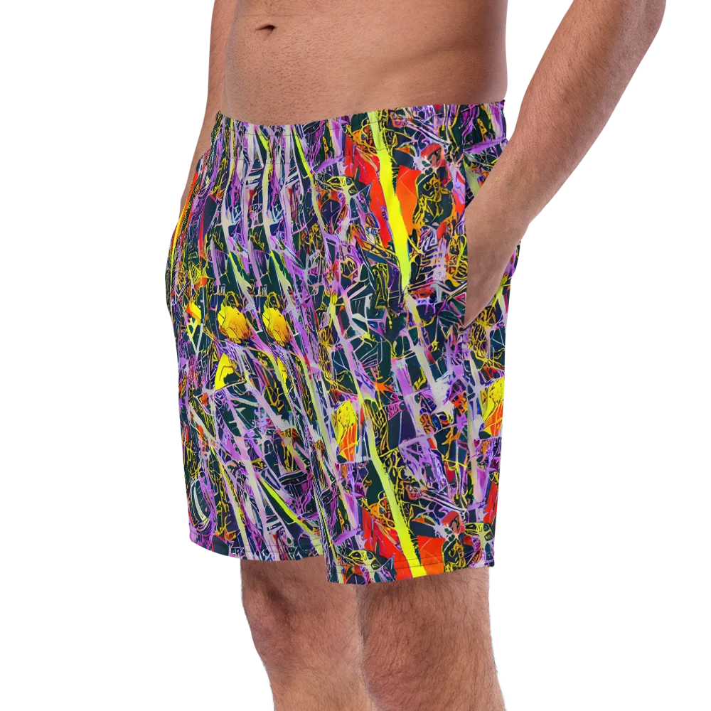 Sonic Shards on Swim Trunks — Left Front