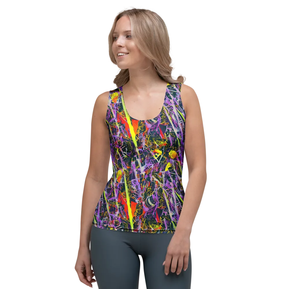 Sonic Shards on Women's Tank Top — Front