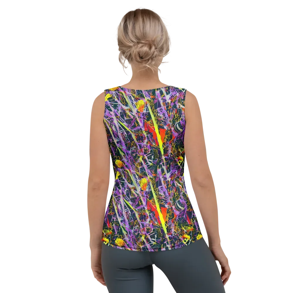 Sonic Shards on Women's Tank Top — Back