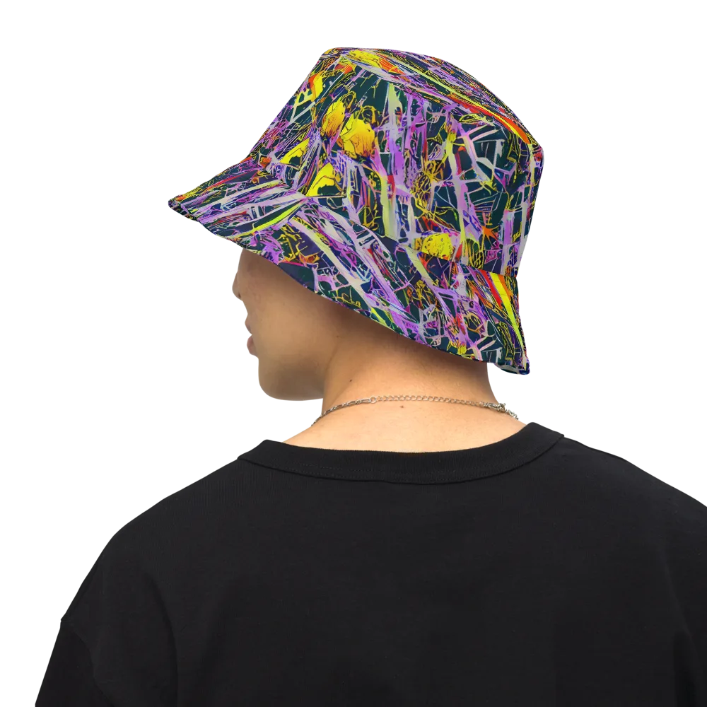 Sonic Shards on Reversible Bucket Hat — Back Inside