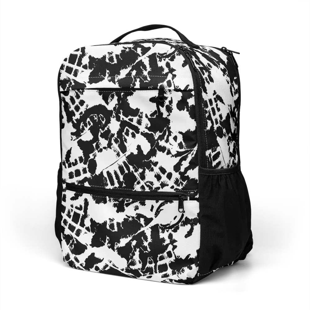Noir Shatter on Utility Backpack — Left Front