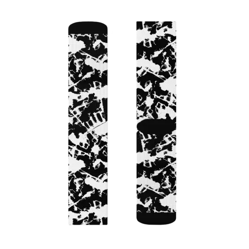Noir Shatter on a Socks