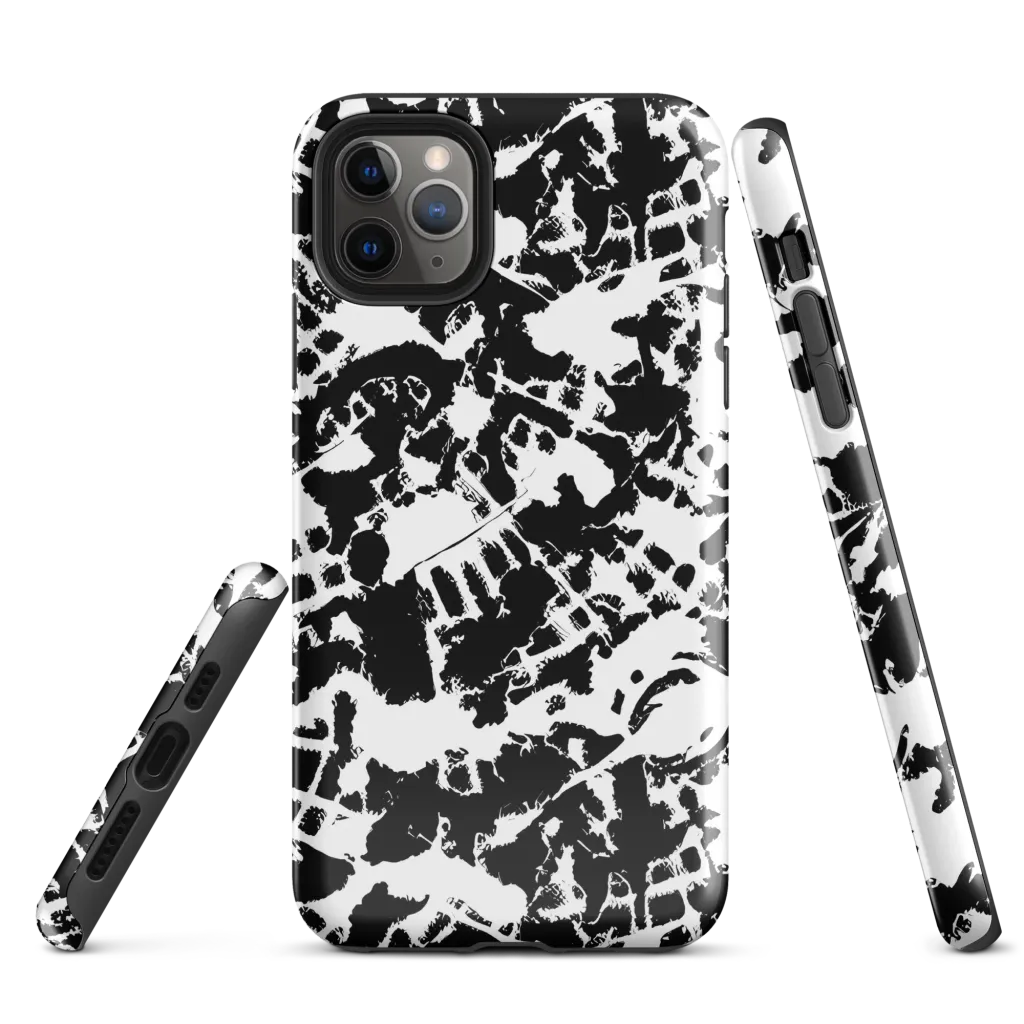 Noir Shatter on Tough Case for iPhone® — Front