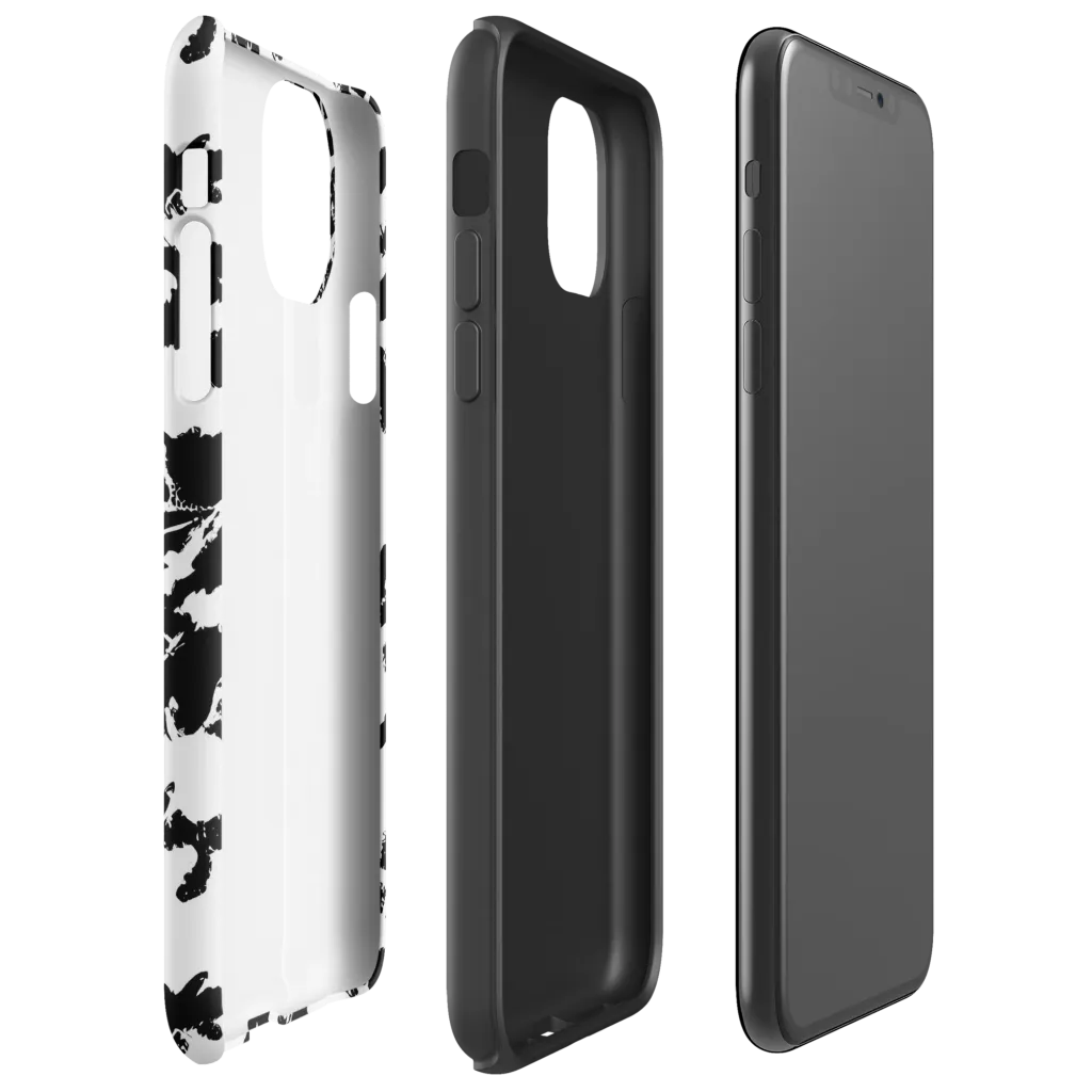 Noir Shatter on Tough Case for iPhone® — Right