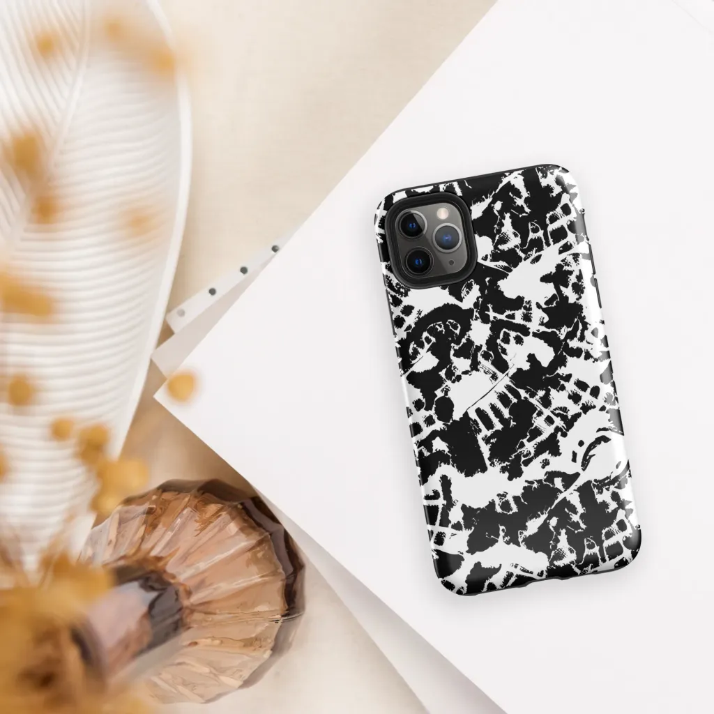Noir Shatter on Tough Case for iPhone® — Front