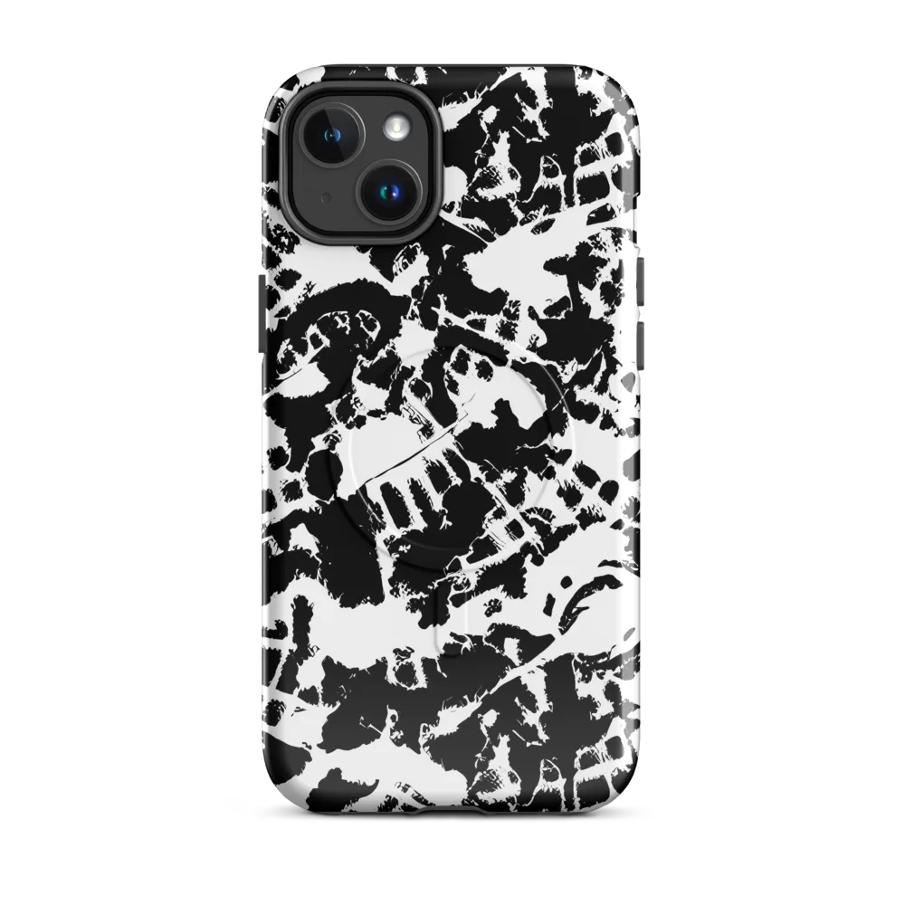 Noir Shatter on MagSafe Tough Case for iPhone® — Front