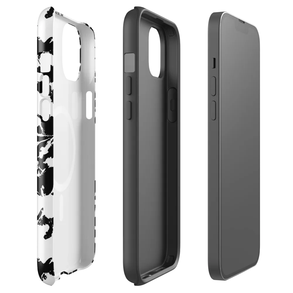 Noir Shatter on MagSafe Tough Case for iPhone® — Front