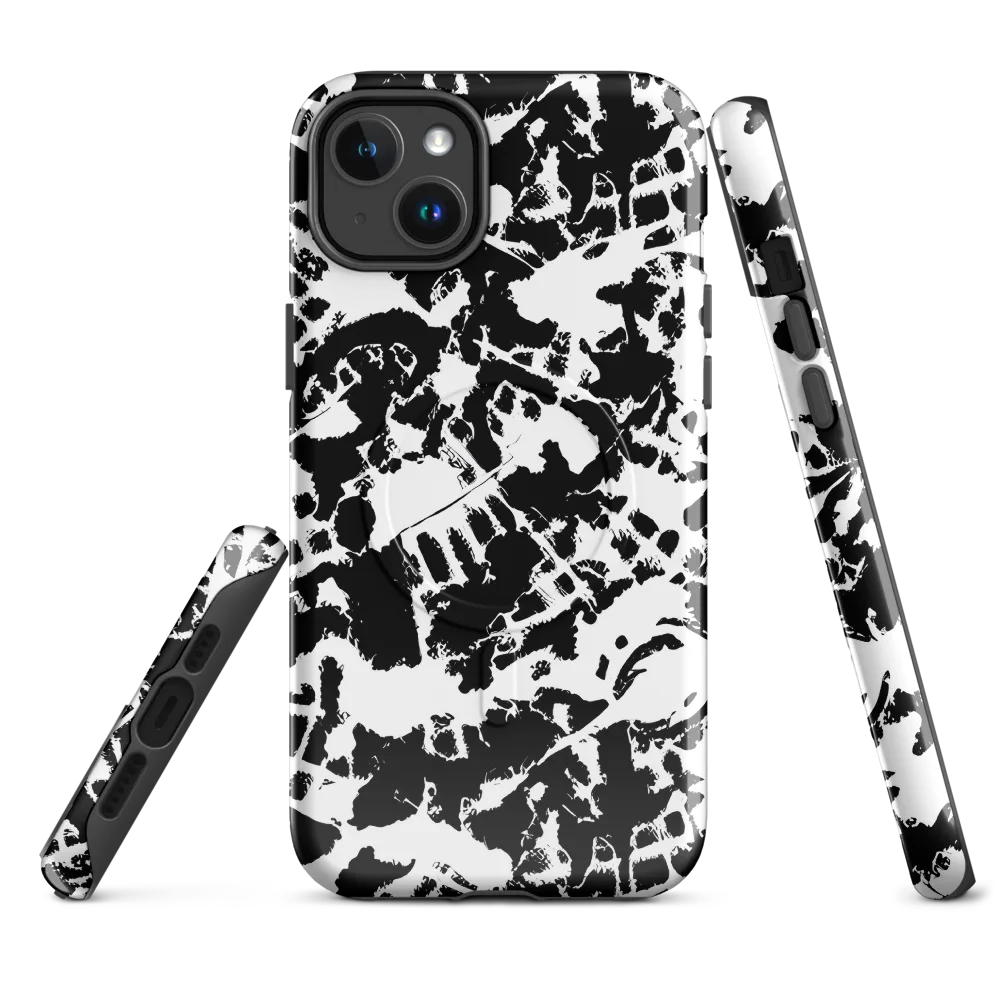 Noir Shatter on MagSafe Tough Case for iPhone® — Front