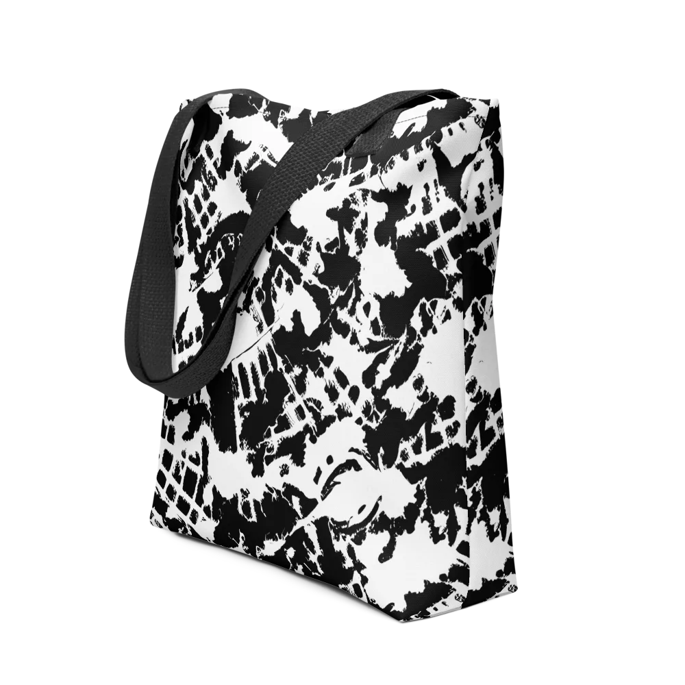 Noir Shatter on Tote Bag — Front