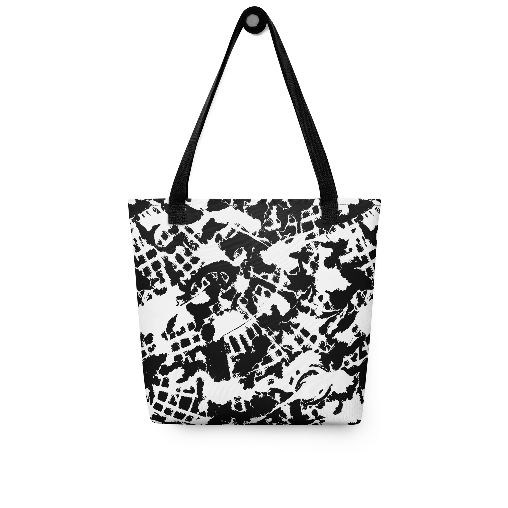 Noir Shatter on Tote Bag — Front