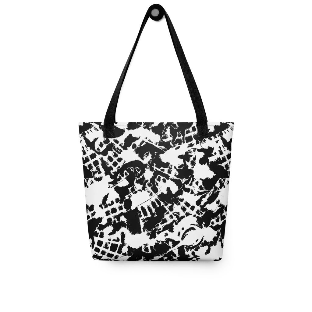 Noir Shatter on Tote Bag — Front