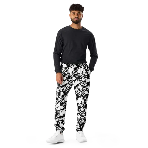 Noir Shatter on a Men's Joggers