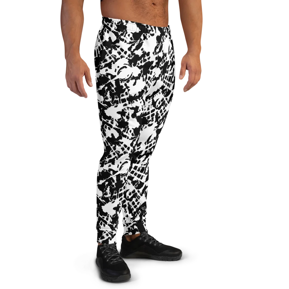 Noir Shatter on Men's Joggers — Right