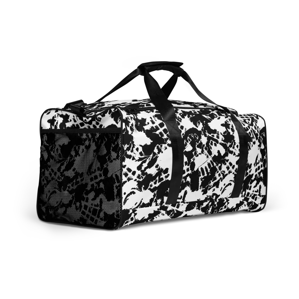 Noir Shatter on Duffle Bag — Right Front