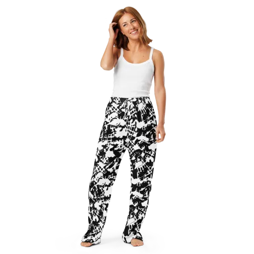 Noir Shatter on a Women's Pajama Pants
