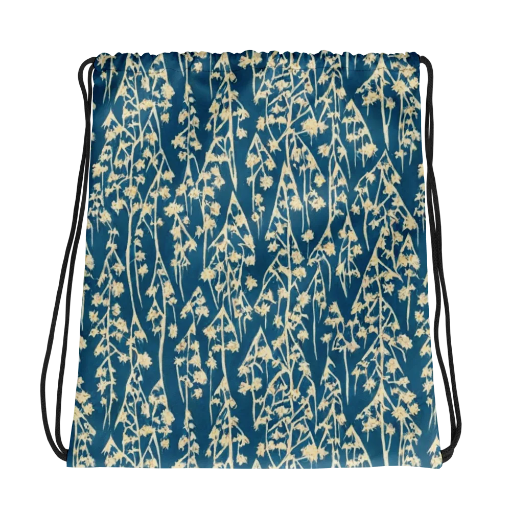 Teal Meadow on Drawstring Bag — Photo