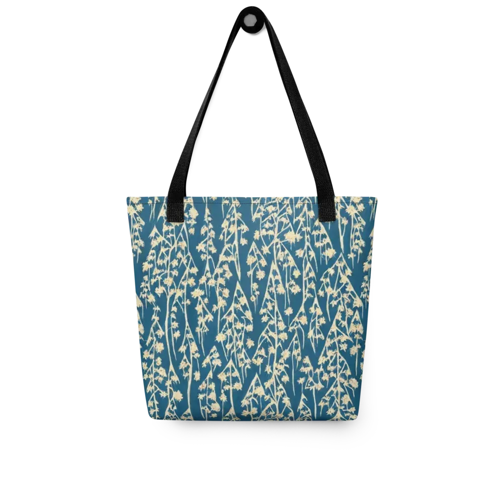 Teal Meadow on Tote Bag — Front