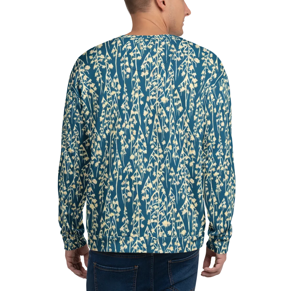 Teal Meadow on Sweatshirt — Back