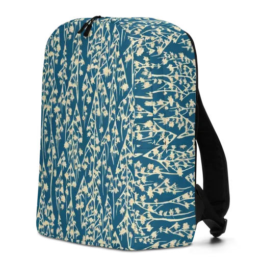 Teal Meadow on a Minimalist Backpack