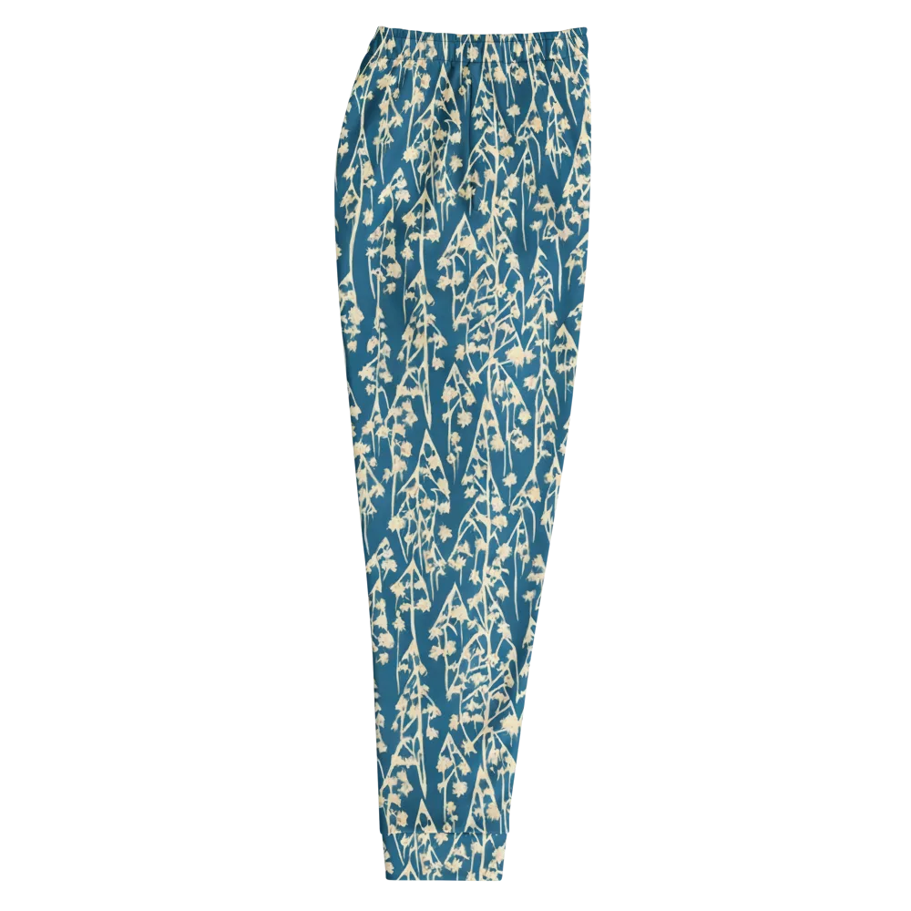 Teal Meadow on Men's Joggers — Right