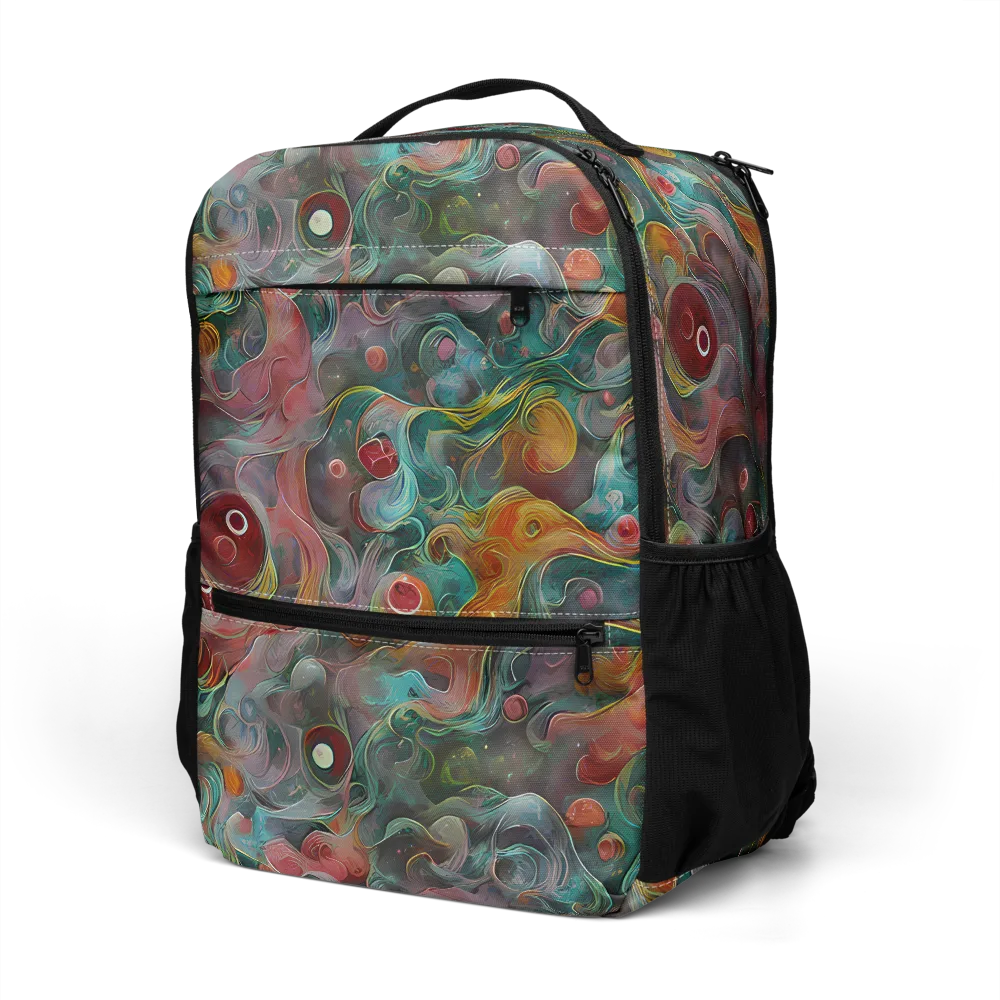 Molten Tidalwave on Utility Backpack — Left Front