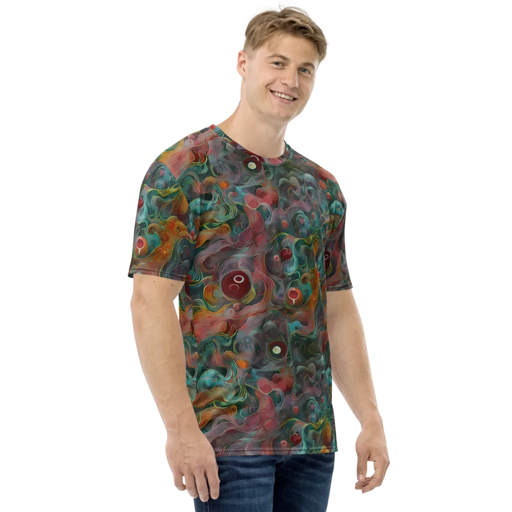 Molten Tidalwave on Men's Crew Neck T-Shirt — Right