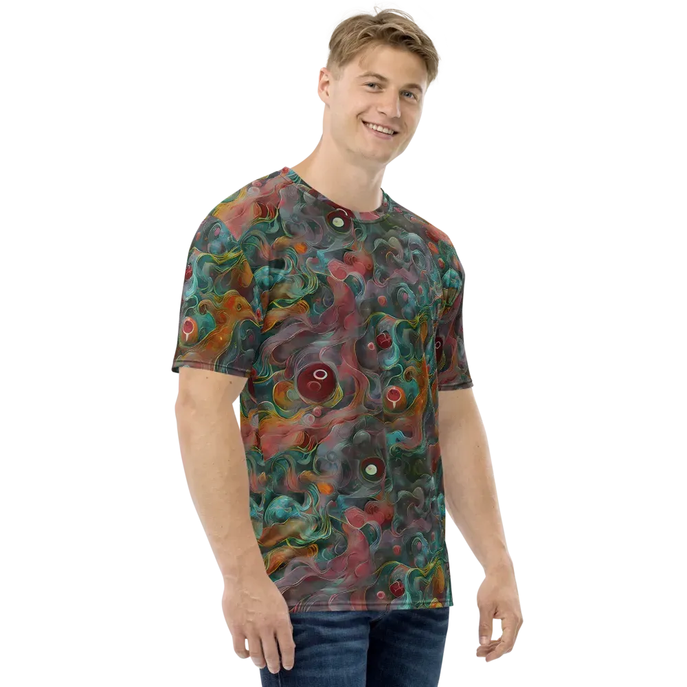 Molten Tidalwave on Men's Crew Neck T-Shirt — Right
